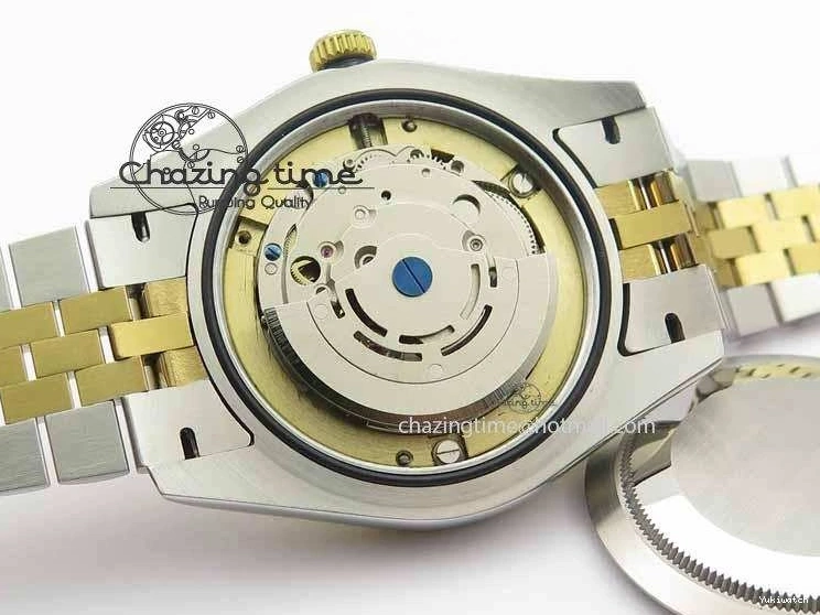 Roman YG Maker Black On Bracelet Edition A2813 BP Best 41mm DateJust SS Jubilee Dial II 0521